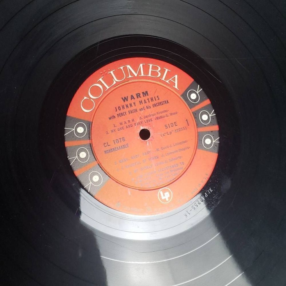 Johnny Mathis Warm Vinyl Record - Picture 6 of 15